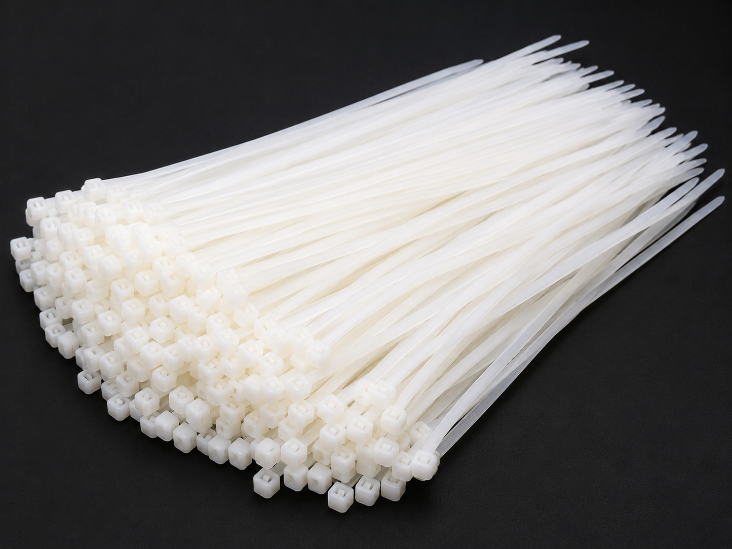 KOVARA Nylon Cable Ties – White – 250mm x 4.8mm – 1000 Pack