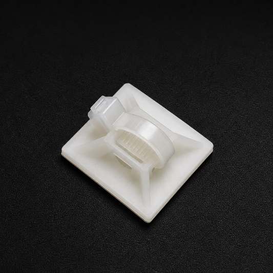 KOVARA Self-Adhesive Hook & Loop Holder – White – 100 Pack - 3M Adhesive