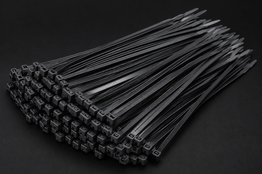 KOVARA Nylon Cable Ties – Black – 250mm x 4.8mm – 1000 Pack