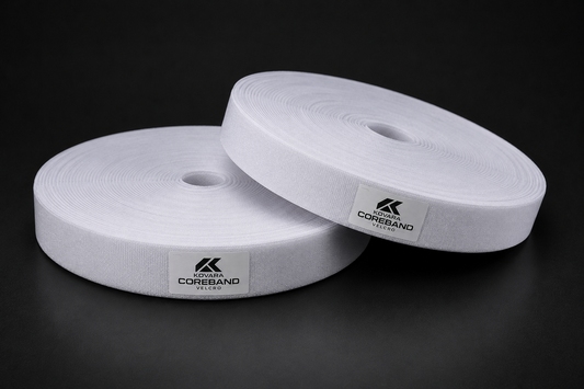 KOVARA COREBAND - Hook & Loop – White – 12mm x 50m